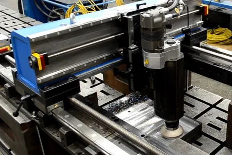 Mobilní frézka Climax LM6200 při opracování rovinného povrchu